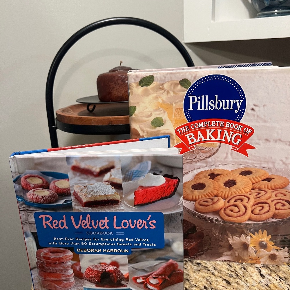 Set  of 2 baking cookbooks